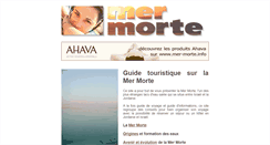 Desktop Screenshot of mer-morte.info