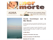 Tablet Screenshot of mer-morte.info